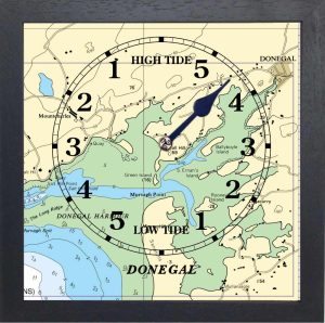 County donegal nautical chart tide clock