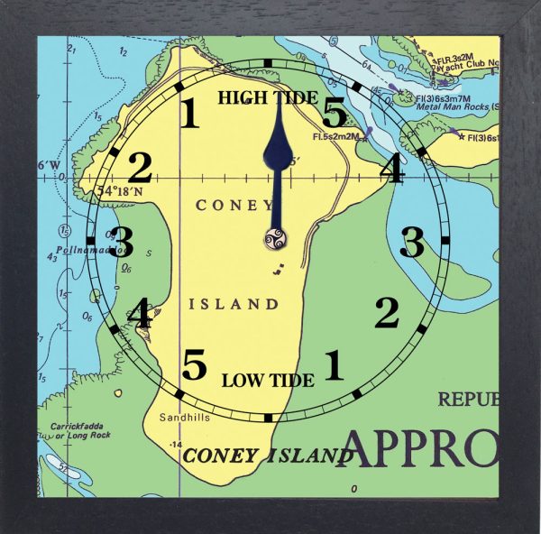 Coney Island Tide Clock Tide clocks Unique Irish made tideclocks