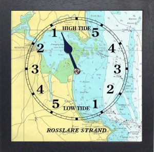 Rosslare Strand tide clock